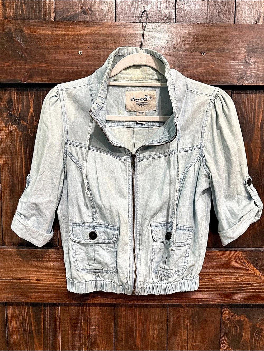 American Rag Denim Jacket Blue Size Small Like New